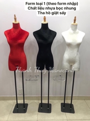 Manocanh Bán Thân Nữ Bằng Nhung Giá Rẻ 10